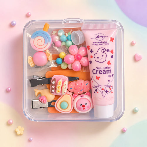 Kit Barrette Créative Chou-Mallow Rose poudré